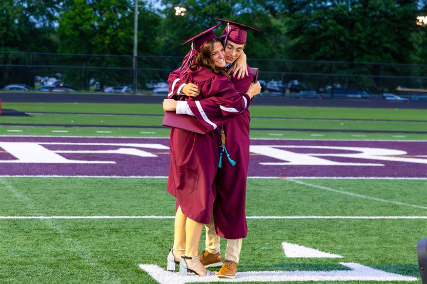 Students celebrate graduating